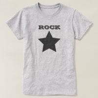 ROCKSTJÄRNA | Grått Star Women's Basic T-Shirt