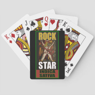 ROCKSTJÄRNA INDICA SATIVA SPEL KORT