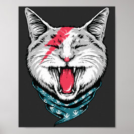 Rockstjärna Katt. Född i Roar Poster