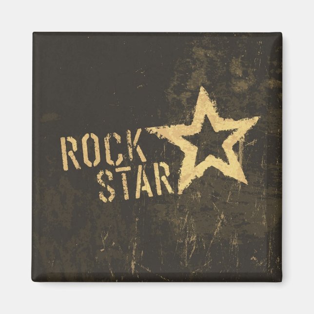 ROCKSTJÄRNA MAGNET (Framsidan)