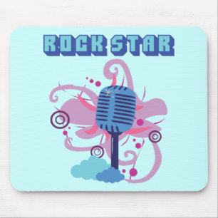 Rockstjärna-mikrofon Musmatta