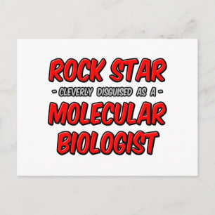 rockstjärna ... Molekylär biolog Vykort