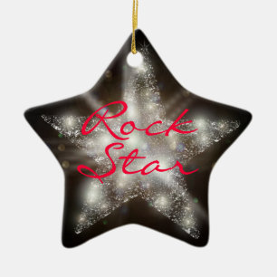"Rockstjärna" Ornament