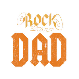 Rockstjärna Pappa T Shirt
