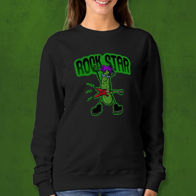 Rockstjärna Pickle - Lusande Tecknad T Shirt (Skapare uppladdad)