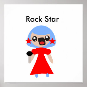Rockstjärna Poster
