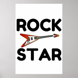 Rockstjärna Poster
