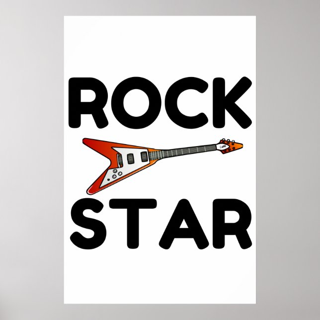 Rockstjärna Poster (Framsidan)