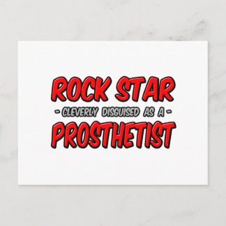 Rockstjärna ... Prosthetist Vykort