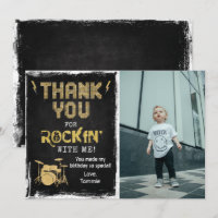 Rockstjärna Rocker Krit Grunge Tack Kort