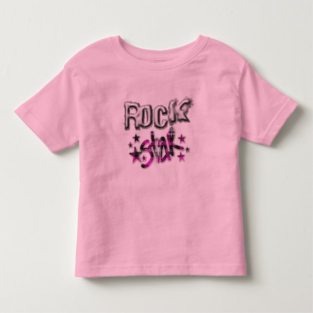rockstjärna t shirt (Framsida)