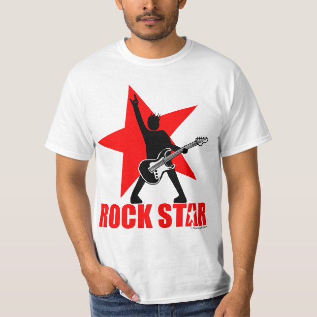 Rockstjärna T-shirt (Framsida)