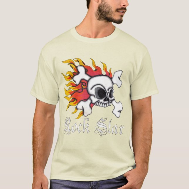Rockstjärna T-shirt (Framsida)