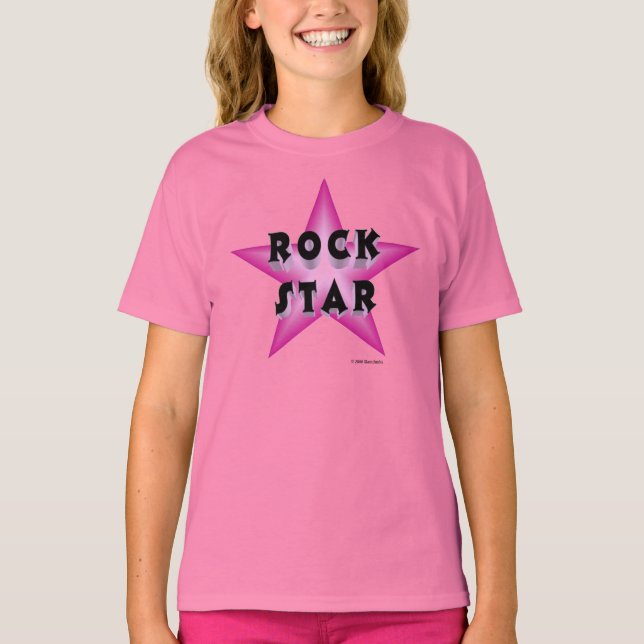 Rockstjärna T-shirt (Framsida)