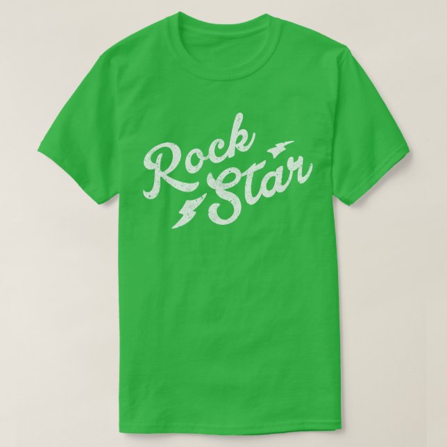 Rockstjärna T Shirt (Design framsida)