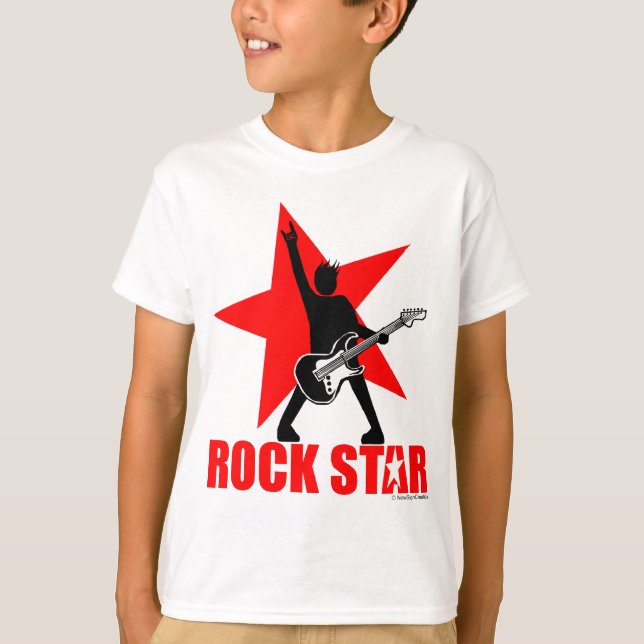 Rockstjärna Tee Shirt (Framsida)
