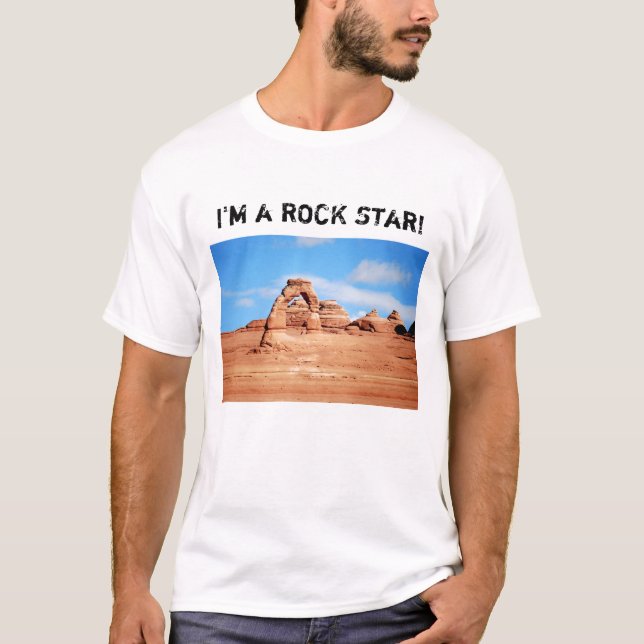 Rockstjärna Utah Shirt T-shirt (Framsida)