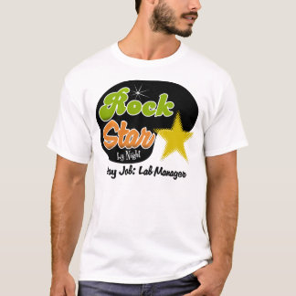 Rockstjärna vid natt - chef för dagjobblabb t-shirt
