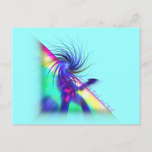 Rockstjärna Vykort (Framsida)