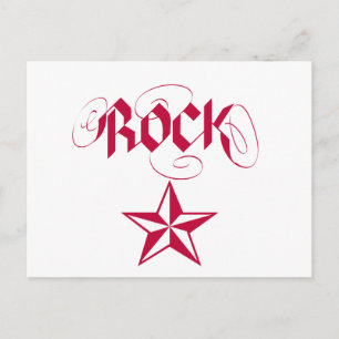 rockstjärna vykort