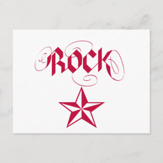 rockstjärna vykort