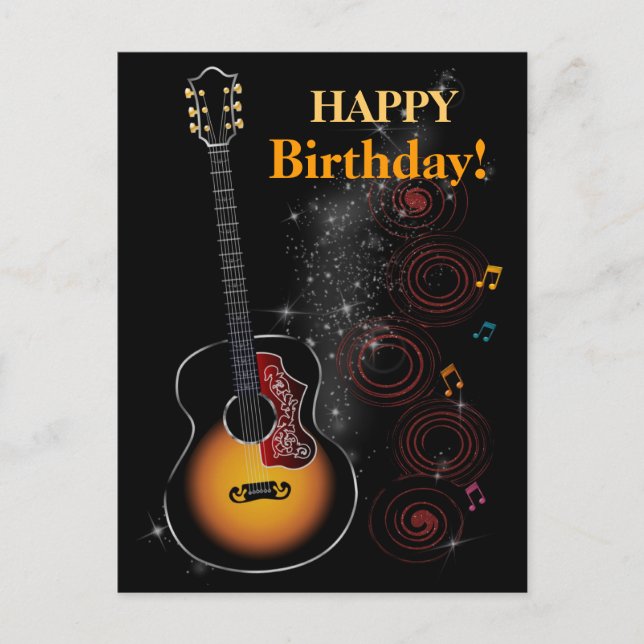 Rockstjärna Vykort (Framsida)