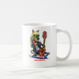Rockstjärnakaffe koppar och ölSteins