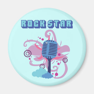 Rockstjärnamikrofon Magnet