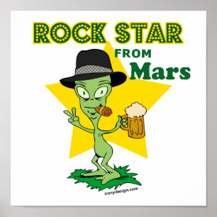 Rockstjärnan från fördärvar poster