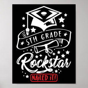 Rockstjärnan klass Student firade det på ett fanta Poster