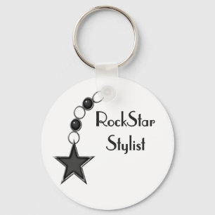 Rockstjärnastylist Nyckelring
