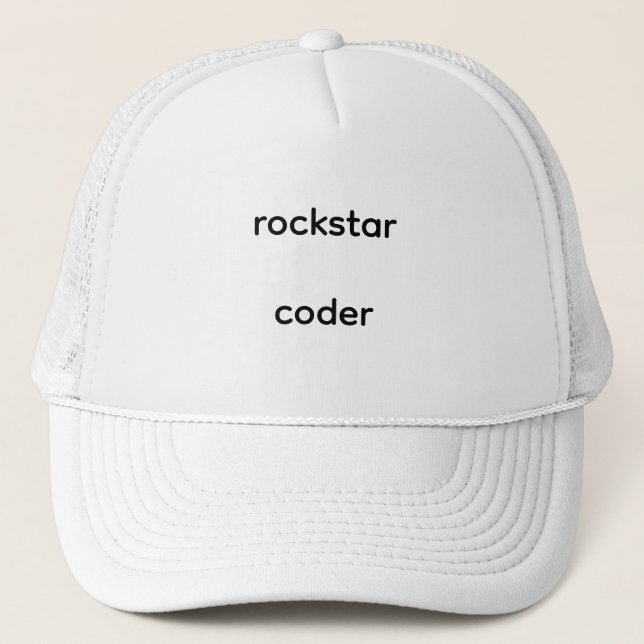 rockstjärnkodare hatt keps (Framsida)