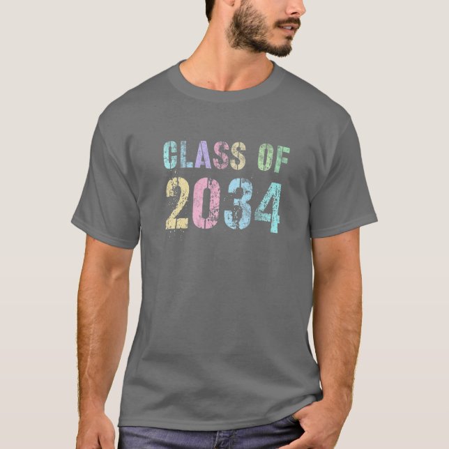 Rockstjärnor Framtida KLASS 2034 Studenten Adjö T Shirt (Framsida)