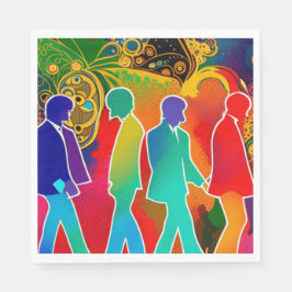 Rockstjärnor Pappersservett