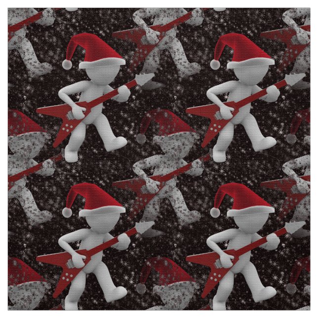 rockstjärstjärna, julafton-christmas tyg (Provkarta)