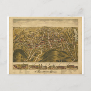 Rockville Connecticut 1877 Vykort