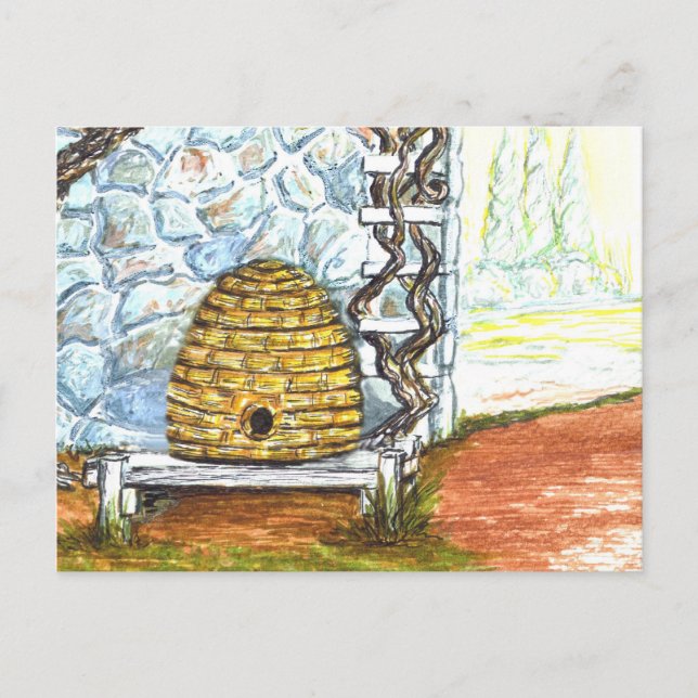 rockwall med skep vykort (Framsida)