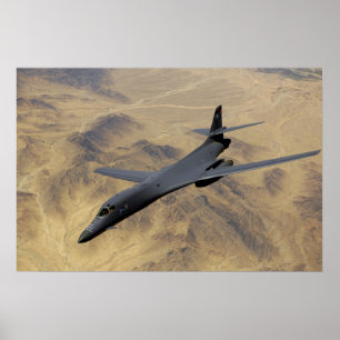 Rockwel B-1B bombplan Poster