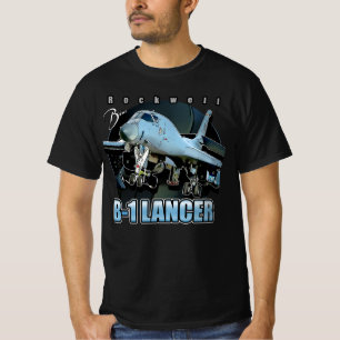Rockwell B1 Lancer USAF Supersonic Heavy Bomber T Shirt