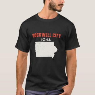 Rockwell City Iowa USA State America Travel Iowan T Shirt