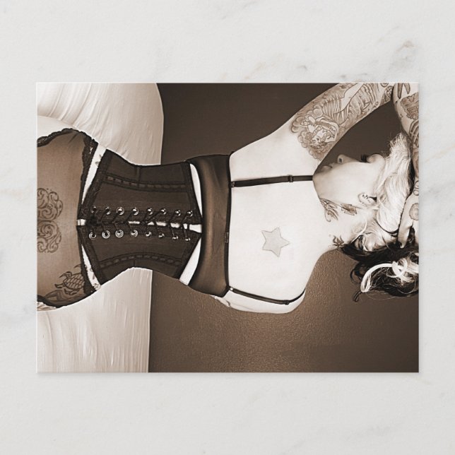 Rockwell Djävulen Vykort (Framsida)