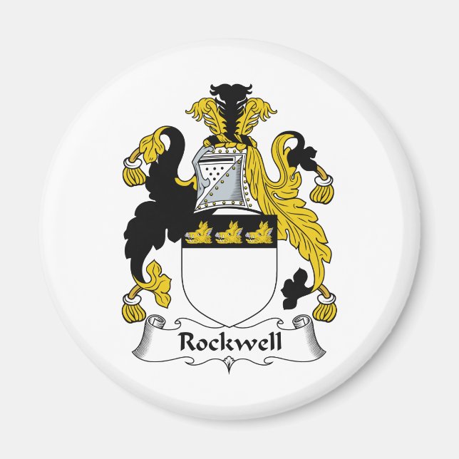 Rockwell Family Crest Magnet (Framsidan)