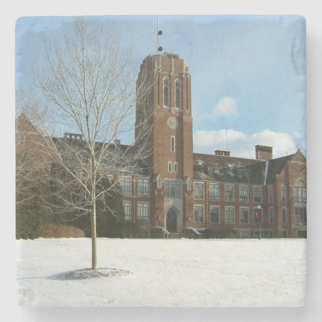 Rockwell in Winter at Grove City College Stenunderlägg (Framsidan)