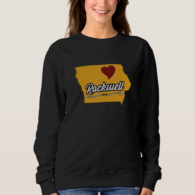 ROCKWELL IOWA IA USA  Cute Souvenir Merch  US City T Shirt (Framsida)