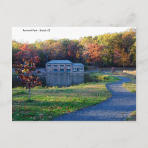 Rockwell Park - Bristol CT-höstkort Vykort