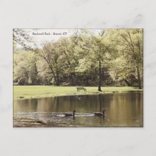Rockwell Park, Bristol CT - vykort