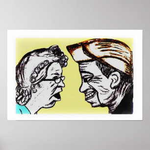 ROCKWELL POSTER MAN & WOMAN