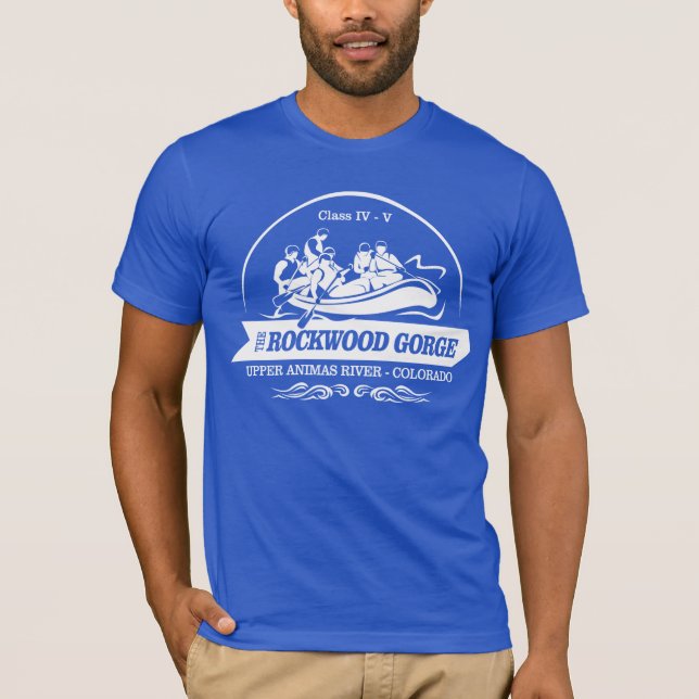 Rockwood Gorge (omarbetning 2) T Shirt (Framsida)