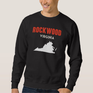 Rockwood Virginia USA State America Travel Virgini Lång Ärmad Tröja