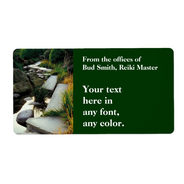 Rocky Bäck-etikett Fraktsedel (Framsidan)